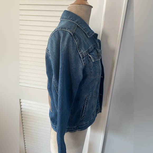 One-of-a-Kind Upcycled Denim Jacket - Picture 4 of 8